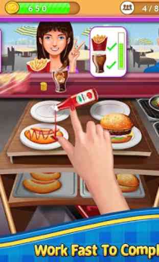 Crazy Burger Recipe Cooking Game: Chef Stories 1