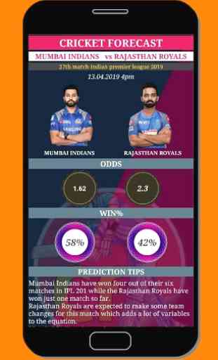 cricket forecast ( prediction, BBL ,BPL, IPL,T20 ) 2