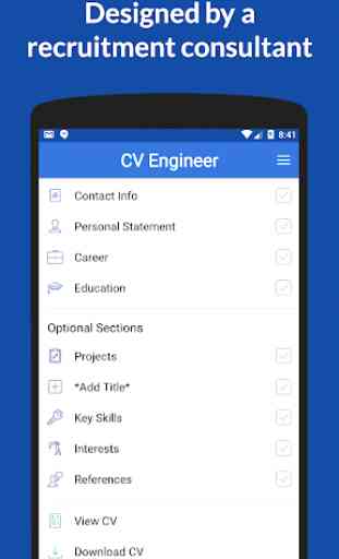 CV Engineer: Free Resume Builder, Templates, Maker 2
