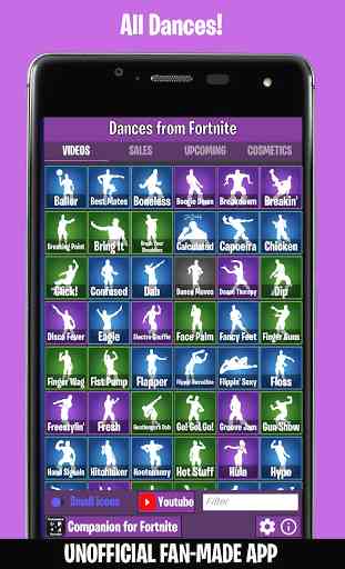 Dances from Fortnite (Emotes, Skins, Daily Shop) 1
