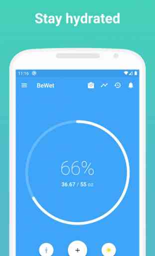 Drink Water Reminder and Hydration Tracker - BeWet 1