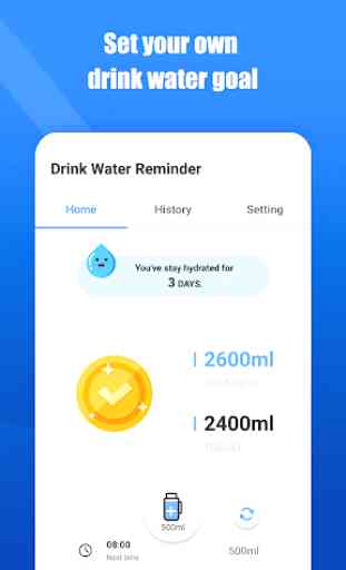 Drink Water Reminder: hydration app 2