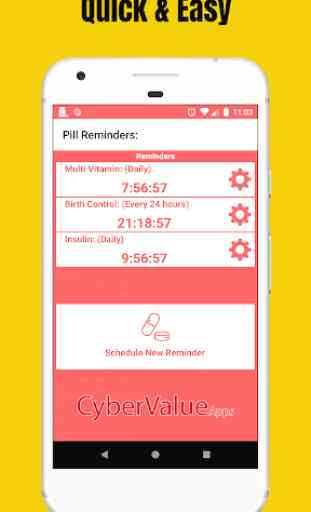 Easy Pill Reminder - Medication Tracker 1