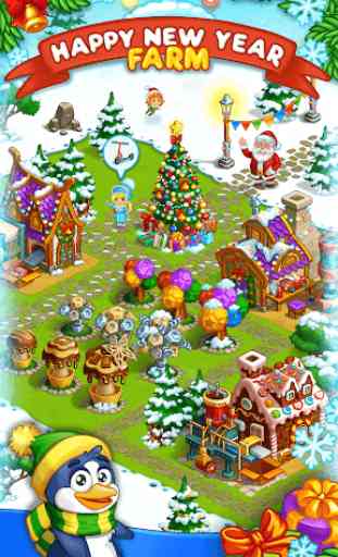 Farm Snow: Happy Christmas Story With Toys & Santa 1
