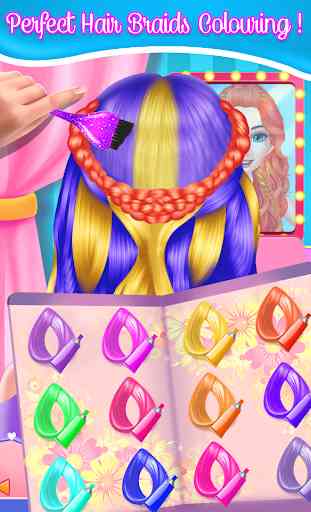 Fashion Braid Hairstyles Salon-girls games 2
