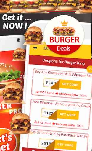 Food Coupons for Burger King - Hot Discounts  2