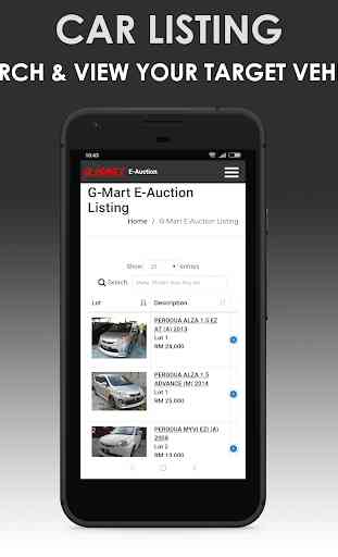 G-Mart : E-Auction 3