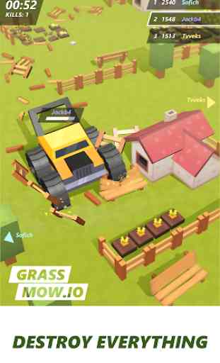 Grass mow.io - survive & become the last lawnmower 2