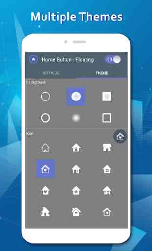 Home Button - Floating 3