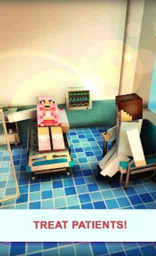 Hospital Craft: Doctor Games Simulator & Building 2