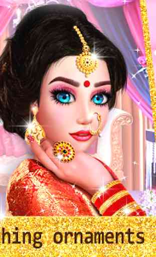 Indian Wedding Designer Sarees Beauty Salon Makeup 4