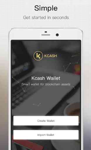 Kcash - Blockchain Wallet (BTC, ETH, LTC, BCH...) 1
