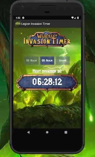 Legion Invasion Timer - Warcraft WoW Countdown 1