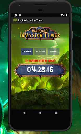 Legion Invasion Timer - Warcraft WoW Countdown 2