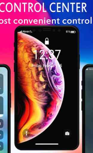 Lock Screen Phone X & 8 Style IOS 11- Best Applock 3