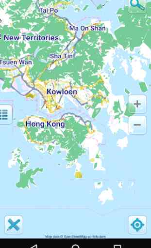 Map of Hong Kong offline 1