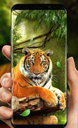 Moving Tiger Live Wallpaper 1