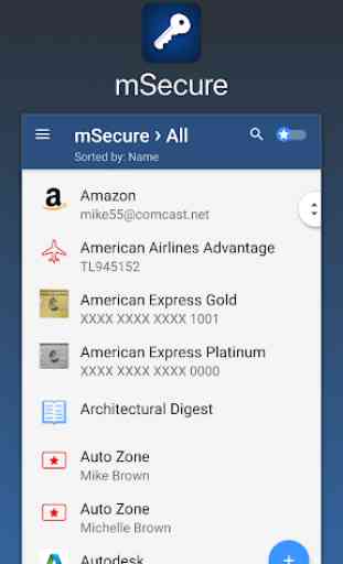 mSecure - Password Manager 1
