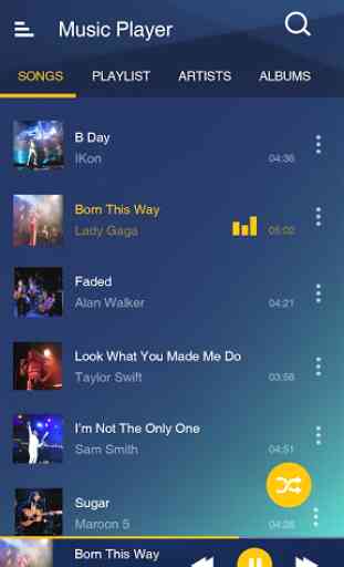 Music Player for Samsung Galaxy 1