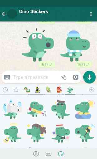 New WAStickerApps - Dinosaur Stickers For Chat 1