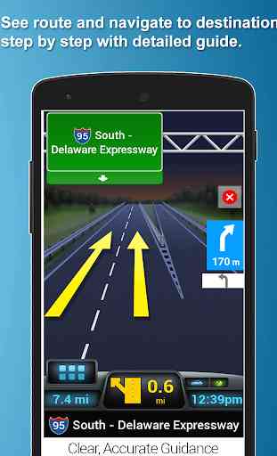 Offline Navigation & GPS Driving Route Destination 1