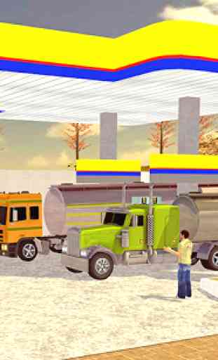 Oil tanker truck sim - offroad transporter driver 4