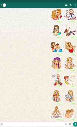 Pin-up Girl Stickers Set 2