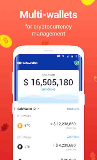 SafeWallet - Buy Bitcoin/ETH/USDT, Crypto Wallet 3