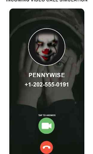 scary clown fake video call 1