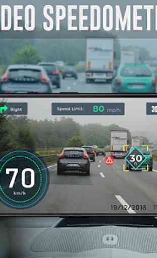 Speedometer Dash Cam: Speed Limit & Car Video App 1