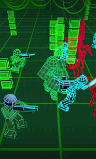 Stickman Neon Warriors: Spiders Battle 2