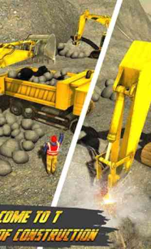 Stone Crusher Excavator Simulator Factory games 1
