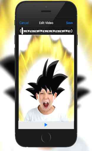 Super Saiyan Goku Dragon Photo Sticker Art Design 2