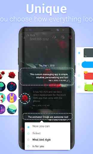 Switch SMS Messenger - Customize chat, Themes 2