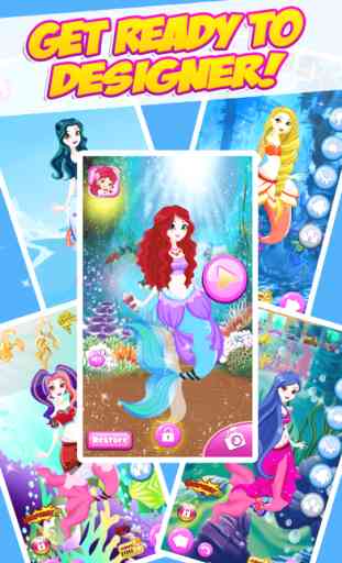 The Princess Mermaid Dress Up Games 2