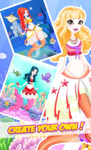 The Princess Mermaid Dress Up Games 3
