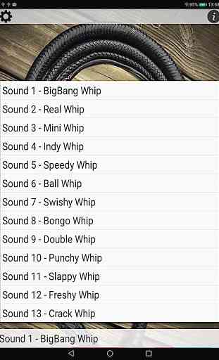 The Whip sound 4
