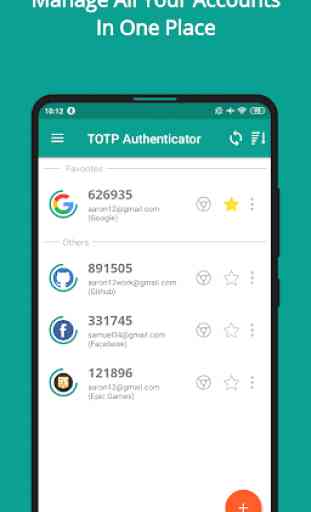 TOTP Authenticator – 2FA with Cloud Sync & Widgets 1