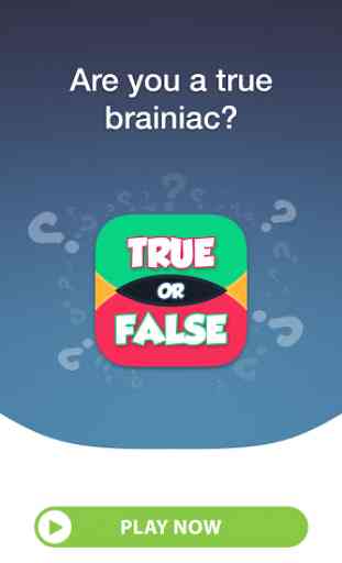 True or False Quiz 1