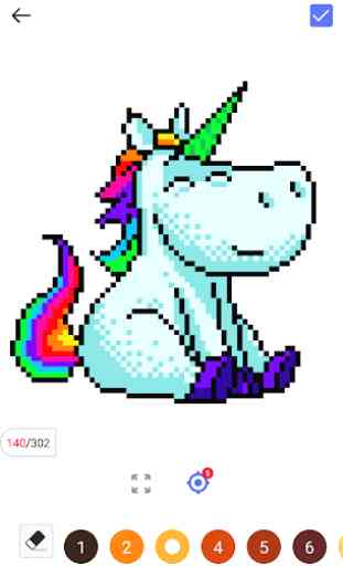 Unicorn Pug - Color By Number & Pixel No Draw 2