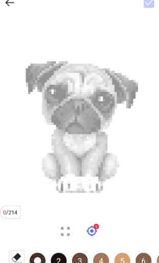 Unicorn Pug - Color By Number & Pixel No Draw 4