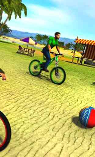 Water Surfer Floating BMX Bicycle Rider Racing 4