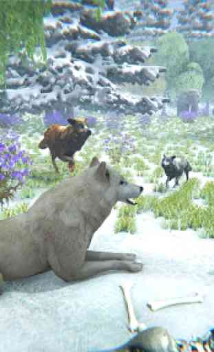 Arctic Wolf Family Simulator: Wildlife Games 2