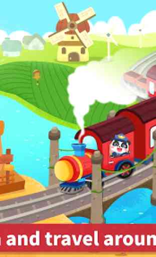 Baby Panda's Train 1