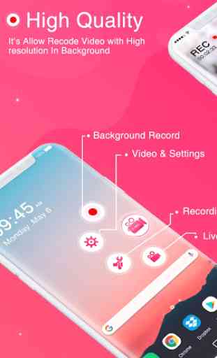 Background Video Recorder : Screen Recorder 1