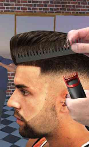 Barber Shop Hair Salon Cut Hair Cutting Games 3D 4