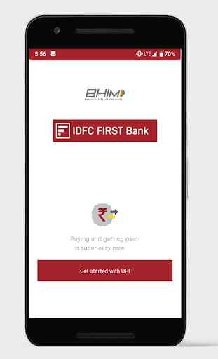 BHIM IDFC FIRST Bank UPI App 1