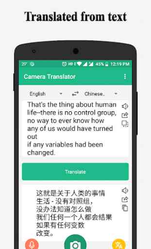 Camera Translator - From Camera, Image, Voice Text 3
