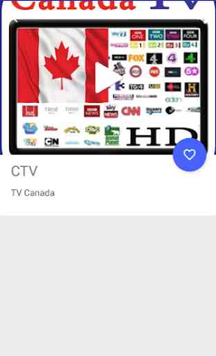 Canada television : TV live streaming 1