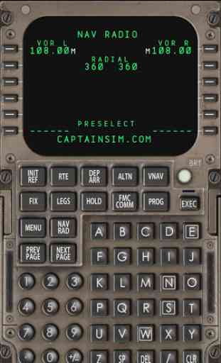 Captain Sim 757 Wireless CDU 2